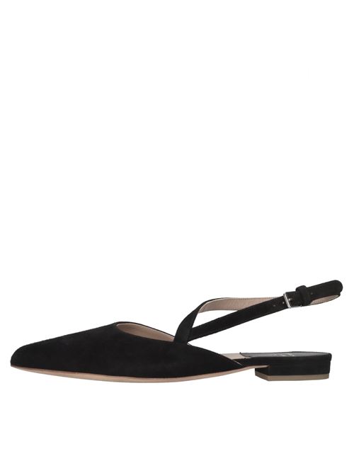 Ballerine slingback Anael in camoscio LAURENCE DACADE | ANAEL S20 KID SUEDENERO